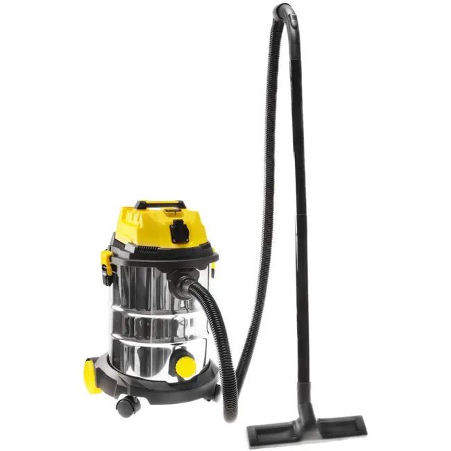 GEKO Nat- en droogzuiger - 25L - RVS - Stofschudfunctie