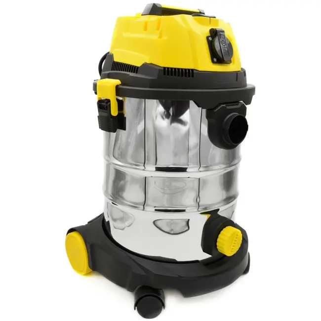 GEKO Nat- en droogzuiger - 25L - RVS - Stofschudfunctie