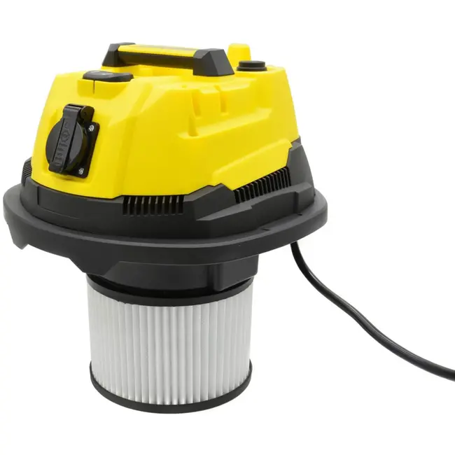 GEKO Nat- en droogzuiger - 25L - RVS - Stofschudfunctie