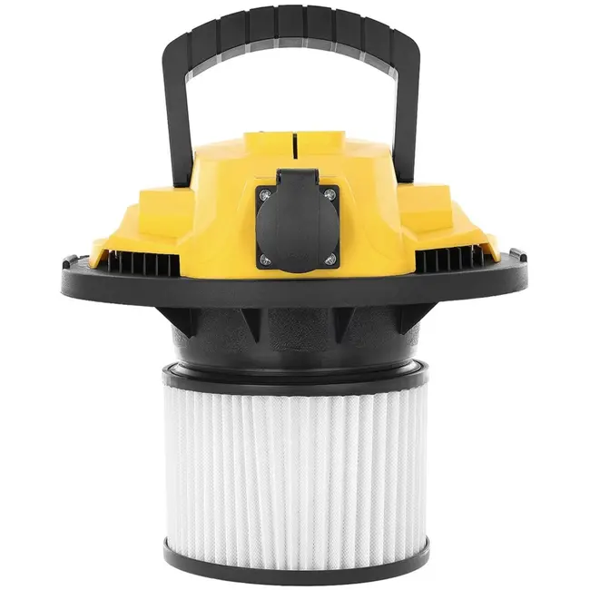 GEKO Stofzuiger nat en droog - 25L - roestvrij staal - met stopcontact en accessoires