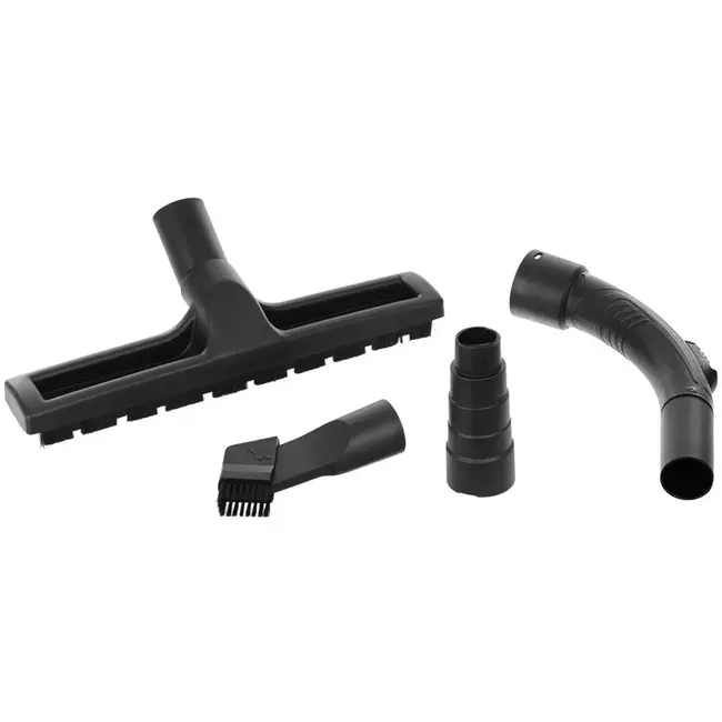 GEKO Stofzuiger nat en droog - 25L - roestvrij staal - met stopcontact en accessoires