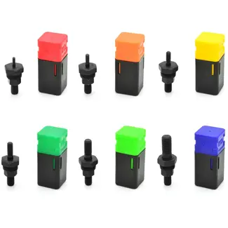 GEKO Set van 6 adapters voor rivetmoeren - chroom-molybdeen staal - M3 tot M10