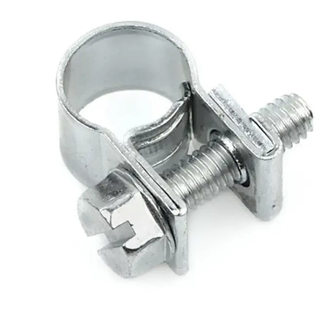 GEKO Mini slangklem - Verstelbaar 7-9 mm - Staal met gebogen randen - 100 stuks