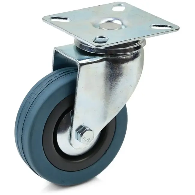 GEKO Zwenkwiel - 75mm - Polypropyleen Kern - Rubberband - 70kg Belastbaarheid