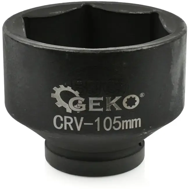 GEKO Impact dopsleutel - 1" aandrijving - 105 mm - Chroom-Vanadium staal