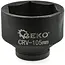 GEKO Impact dopsleutel - 1" aandrijving - 105 mm - Chroom-Vanadium staal
