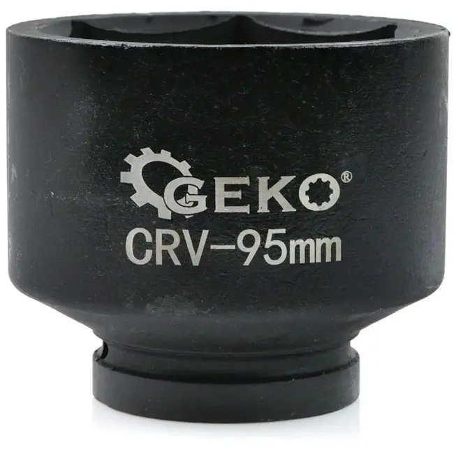 GEKO Impact dopsleutel - robuust CrV staal - 95 mm - voor zware klussen