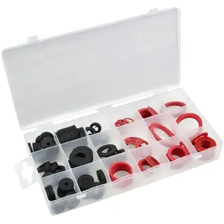 GEKO Sanitair pakkingset - 141 stuks - 18 maten - Rubber, vezel en klingeriet