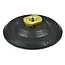 GEKO Rubberen polijstpad - 100 mm - Klittenbandbevestiging - M14 schroefdraad