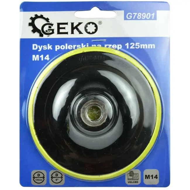 GEKO Polijstpad - Flexibele Schuimlaag - 125 mm - M14 Bevestiging