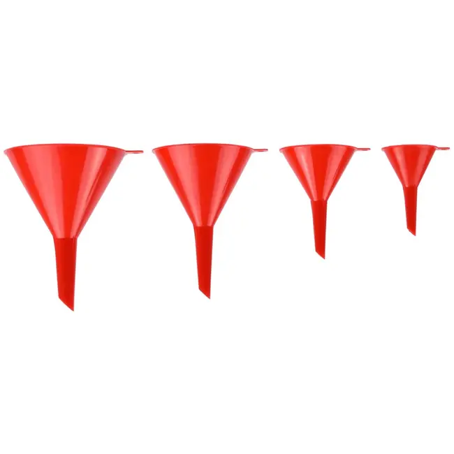 GEKO Set van 4 kunststof trechters - veelzijdig en duurzaam - 52 tot 120 mm