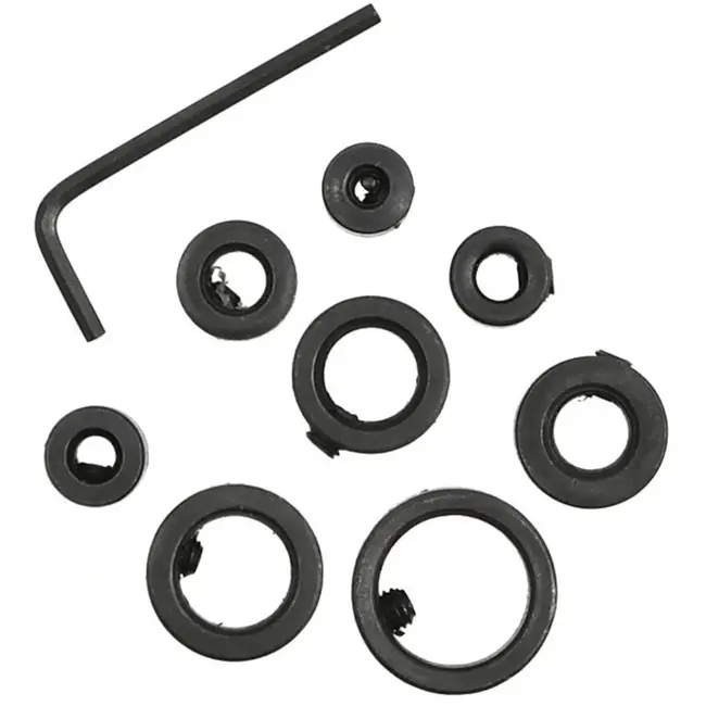 GEKO Boorset dieptestoppers - 8-delig - 3-16 mm - precisie en gemak