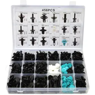 GEKO 456-delige set voor auto- en motorbekleding - veelzijdige bevestigingsoplossingen