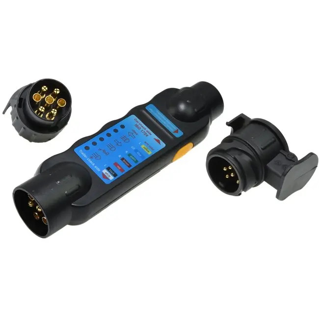 GEKO Tester voor aanhangerverlichting - Draadloos - Inclusief adapters 13/7 en 7/13