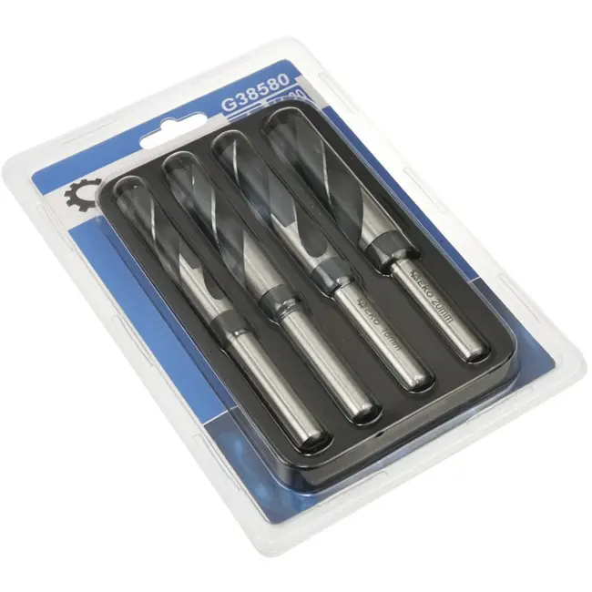 GEKO Twistboor Set - HSS Staal - Split Point - 4-delig - 14-20 mm