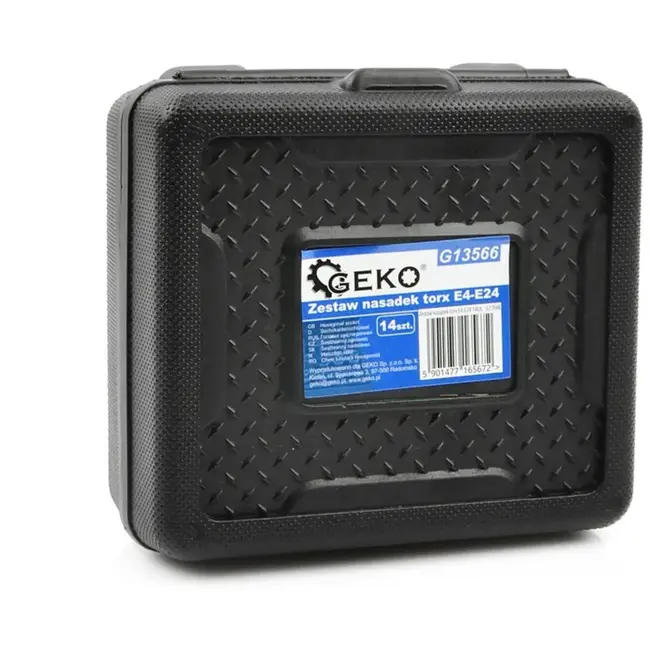 GEKO 14-delige Torx Doppenset - Cr-V Staal - Inclusief Opbergkoffer