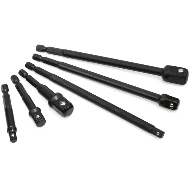 GEKO Impact driver set - 6-delig - Diverse maten - Hex aansluiting