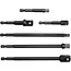 GEKO Impact driver set - 6-delig - Diverse maten - Hex aansluiting