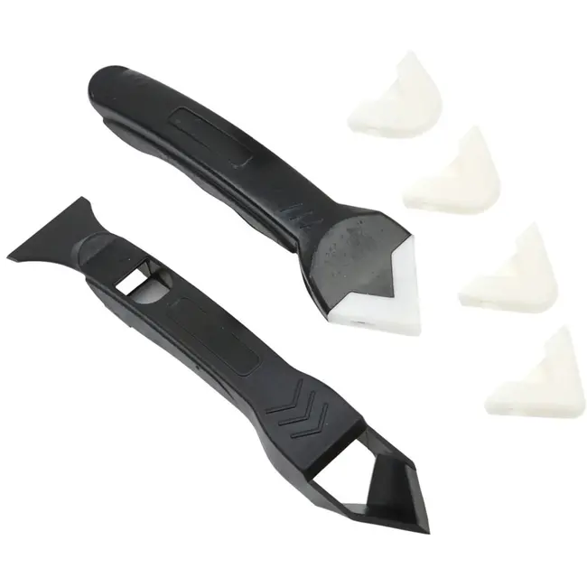 GEKO Siliconenkit gereedschap - 5 flexibele uiteinden - Voor gladstrijken en verwijderen