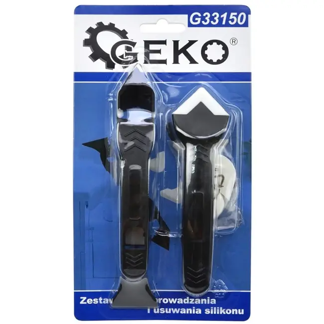 GEKO Siliconenkit gereedschap - 5 flexibele uiteinden - Voor gladstrijken en verwijderen