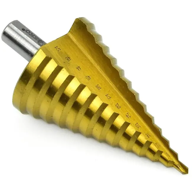 GEKO Trapboor - HSS TiN Coating - 4-52 mm - Voor Metalen en Kunststoffen