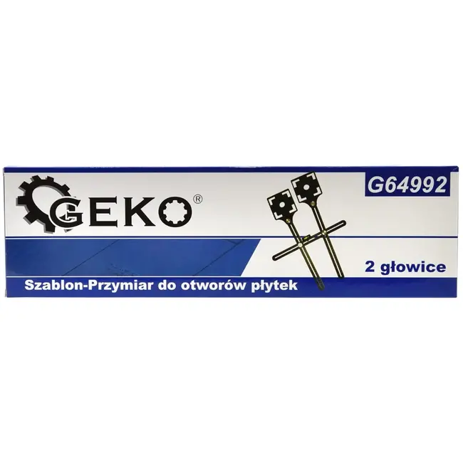 GEKO Dubbele vouwliniaal - Precieze plaatsbepaling - 3 verstelbare armen - Inclusief waterpas