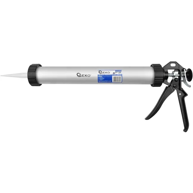 GEKO Aluminium kitpistool - 600 ml - Roterende buis - Staal en aluminium