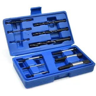 GEKO Uitbreekset en HSS-boren - 12-delig - Voor gebroken bouten