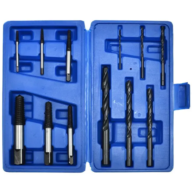 GEKO Uitbreekset en HSS-boren - 12-delig - Voor gebroken bouten