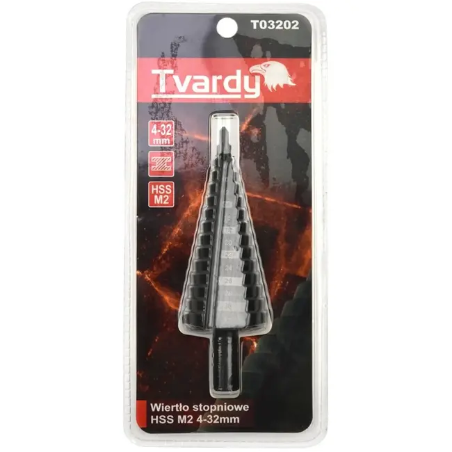 Tvardy Stepboor - HSS M2 - TiAlN Coating - 4-32mm - Voor Metaal en Kunststof