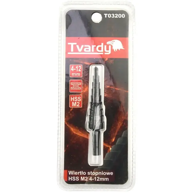 Tvardy Stepboor - HSS M2 - TiAlN Coating - 4-12 mm - Voor Metaal en Kunststof