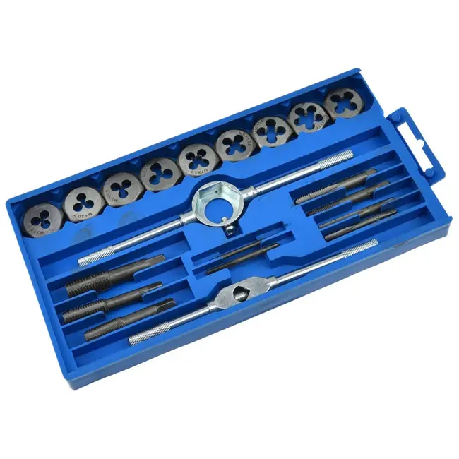 Keltin 20-delige tap- en snijset - Sterk carbonstaal - Inclusief opbergdoos