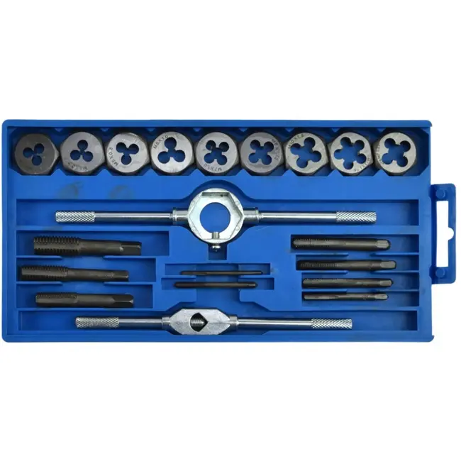 Keltin 20-delige tap- en snijset - Sterk carbonstaal - Inclusief opbergdoos