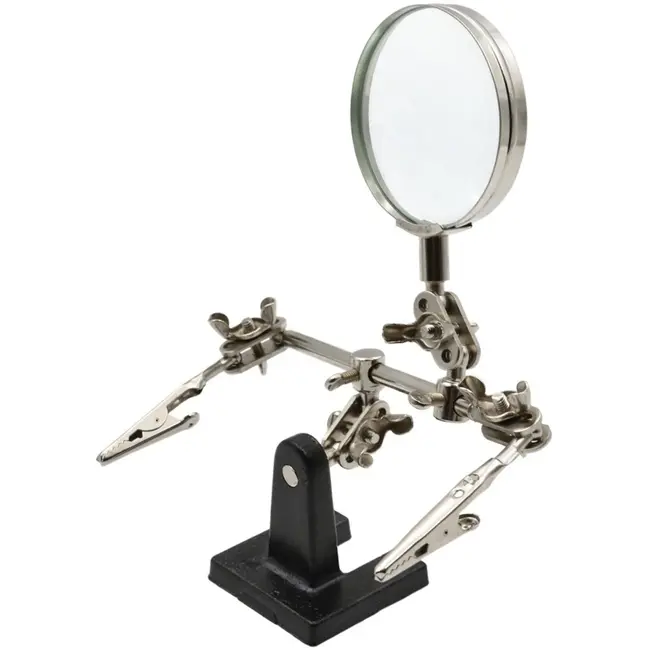 GEKO Derde hand soldeerhulp - precisiewerk - vergrootglasfunctie