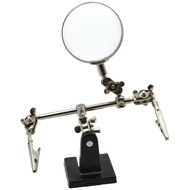 GEKO Derde hand soldeerhulp - precisiewerk - vergrootglasfunctie