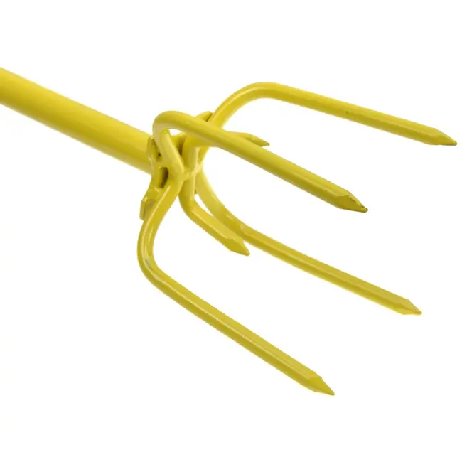 GEKO Handmatige tuinfrees - Ergonomische T-greep - Stalen schacht - Voor compacte grond