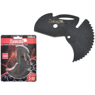 Tvardy Vervangbaar mes voor PVC-snijder - 0-50mm - SK5 staal - Hoge slijtvastheid