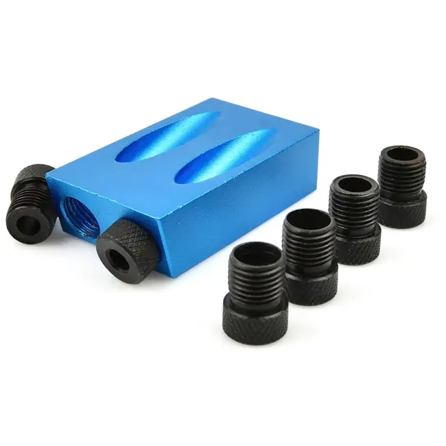 GEKO Apparaat voor verborgen verbindingen - Precisie - Hoek 15° - Inclusief adapters 6, 8, 10mm