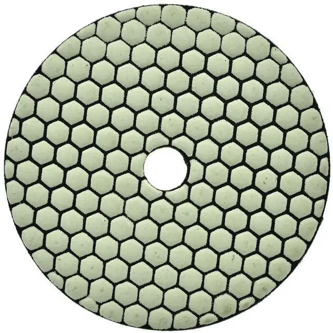 GEKO Diamant polijstpad - Droog gebruik - 125 mm - Klittenband bevestiging