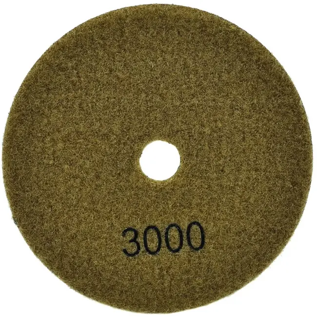 GEKO Diamant polijstpad - Droog gebruik - 125 mm - Klittenband bevestiging