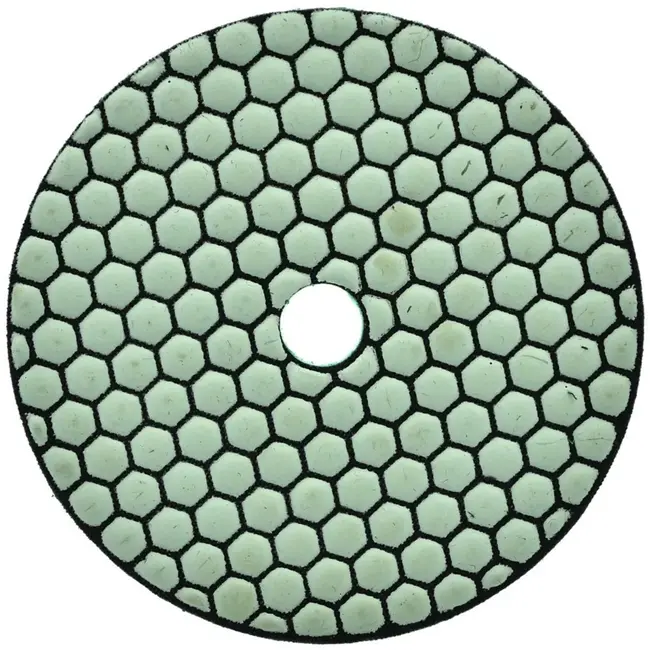 GEKO Diamant polijstpad - Droog gebruik - 125 mm - Klittenband bevestiging - G800 gradatie