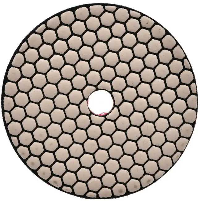 GEKO Diamant polijstpad - Droog gebruik - Korrel 400 - 125 mm - Velcro bevestiging