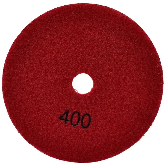 GEKO Diamant polijstpad - Droog gebruik - Korrel 400 - 125 mm - Velcro bevestiging