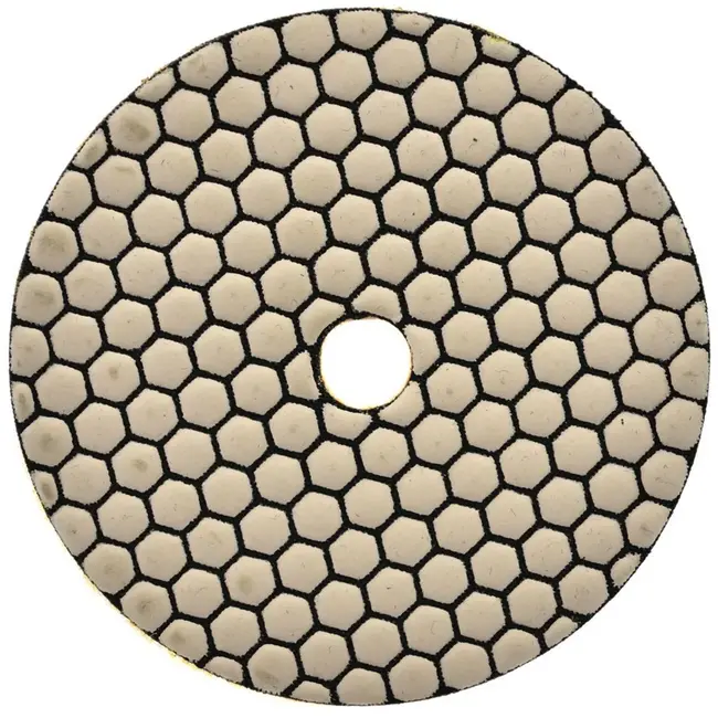 GEKO Diamant polijstpad - Droog gebruik - Korrel 200 - 125 mm - Velcro bevestiging