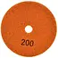 GEKO Diamant polijstpad - Droog gebruik - Korrel 200 - 125 mm - Velcro bevestiging