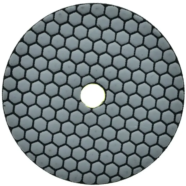 GEKO Diamant polijstpad - Korrel 100 -125mm - Droog gebruik - Velcro bevestiging