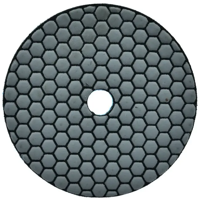 GEKO Diamant polijstpad - Droog gebruik - 125mm - Klittenband bevestiging
