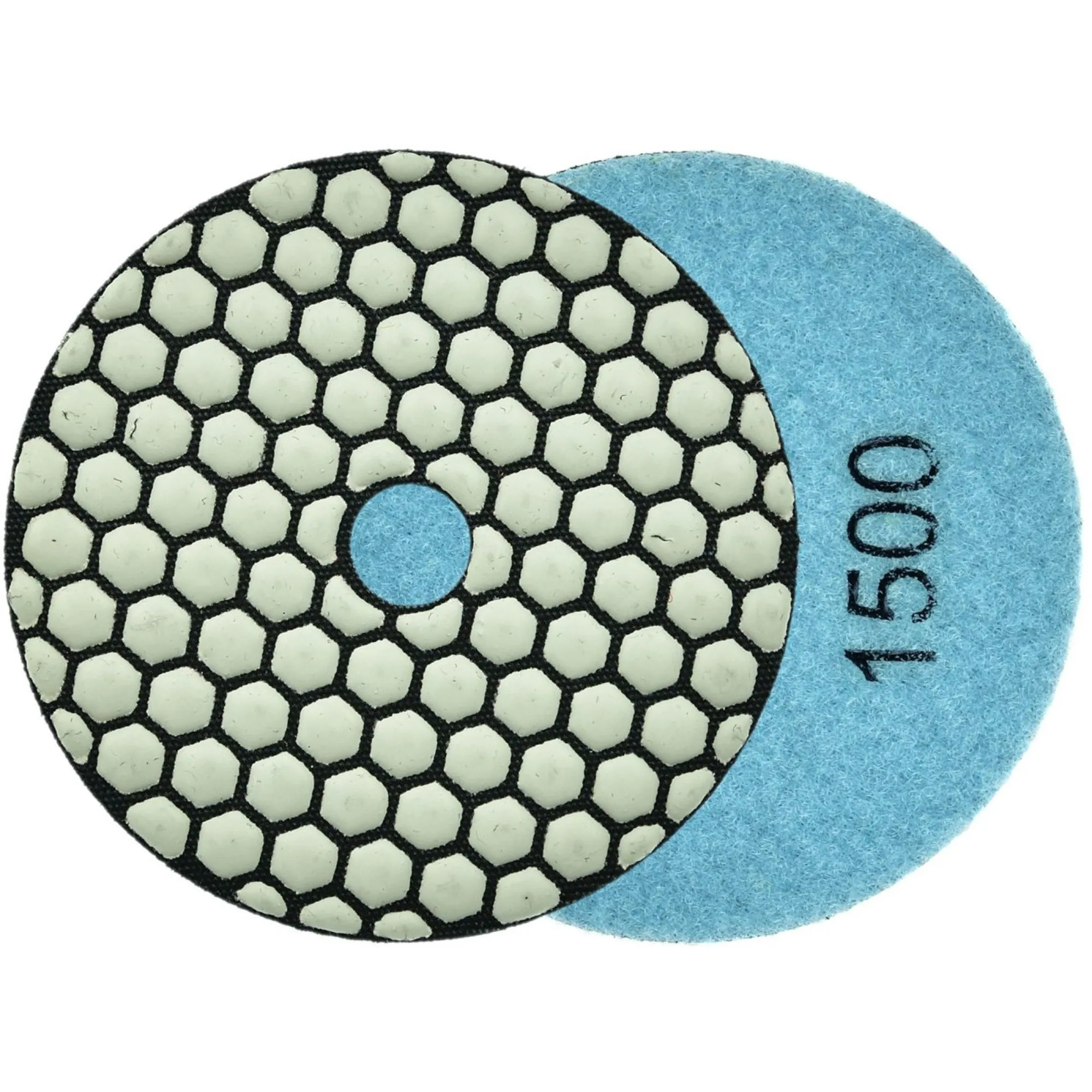 Rubi Diamant schuurpad voor droog polijsten, 100 mm, klittenbandopname, M14, verschillende korrelgroottes (korrel 200