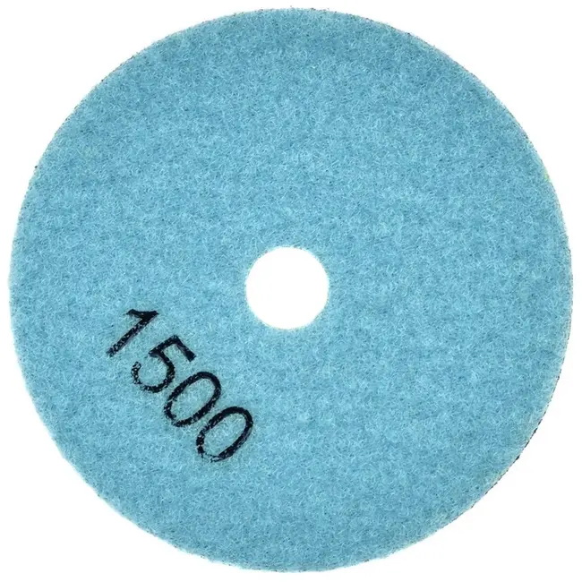 GEKO Diamant polijstpad - 100 mm - Droog gebruik - Klittenband bevestiging