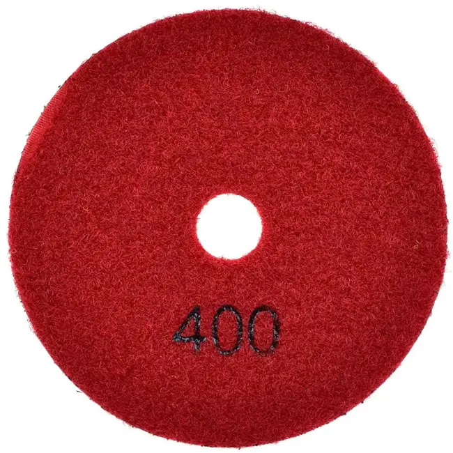 GEKO Diamant polijstpad - 100 mm - Droog gebruik - Klittenband bevestiging